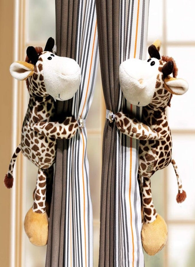 Cciphy 1 Pair Cute Curtain Tieback Animal Tieback Buckle Hook Fastener Cartoon Lion Window Curtain Hook Curtain Holdbacks for Living Room Bedroom Curtain Mosquito Net (Lion) - Image 5